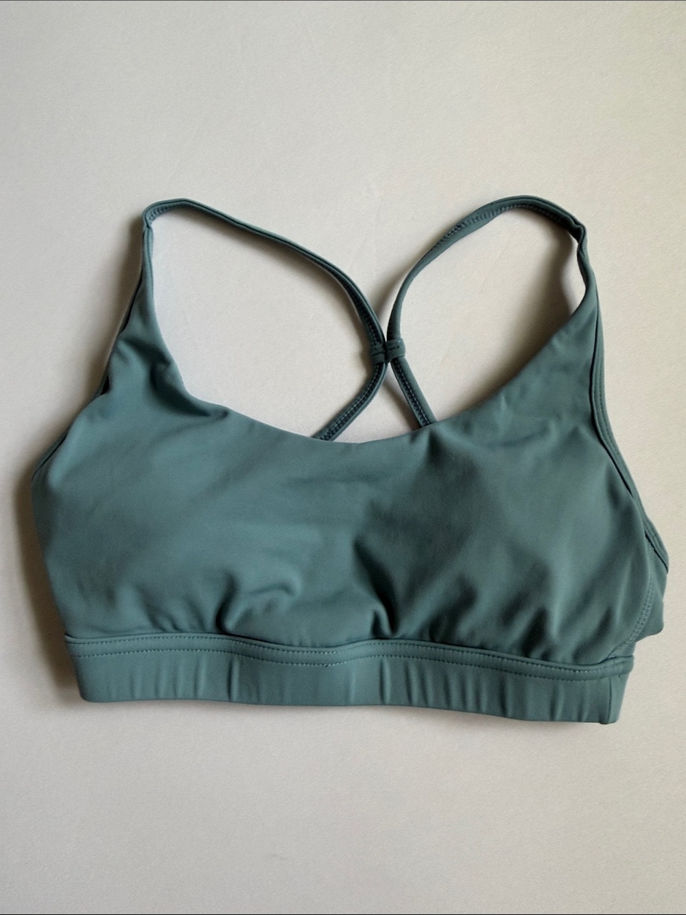 P'tula Dusty Sage Crossback Sports Bra